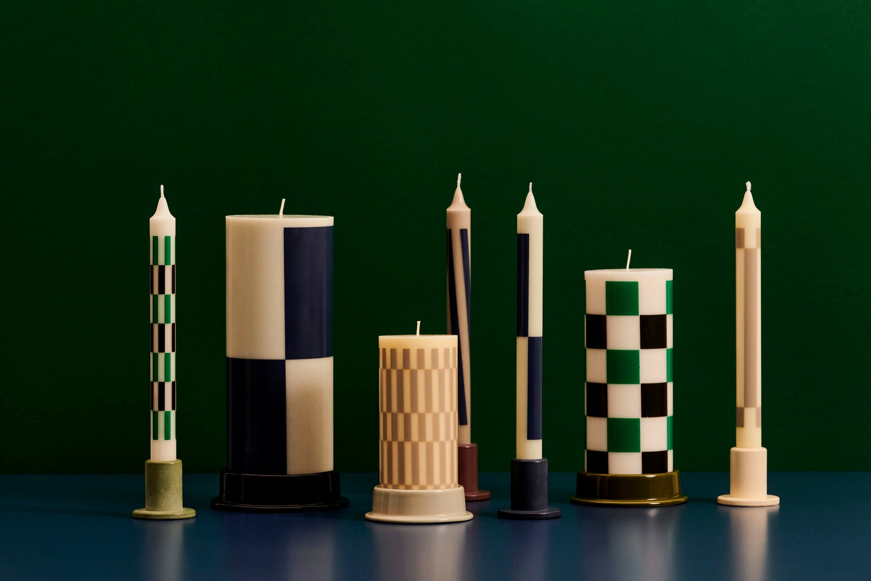 Column stearinlys, Small - Cream/sand